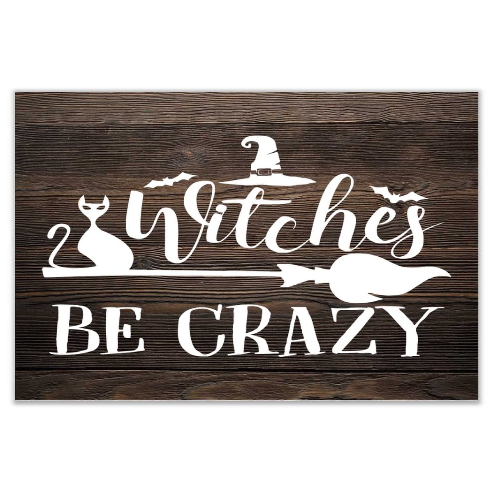 Plaque murale en bois pour habiller un mur vide de cuisine style humour 30x45