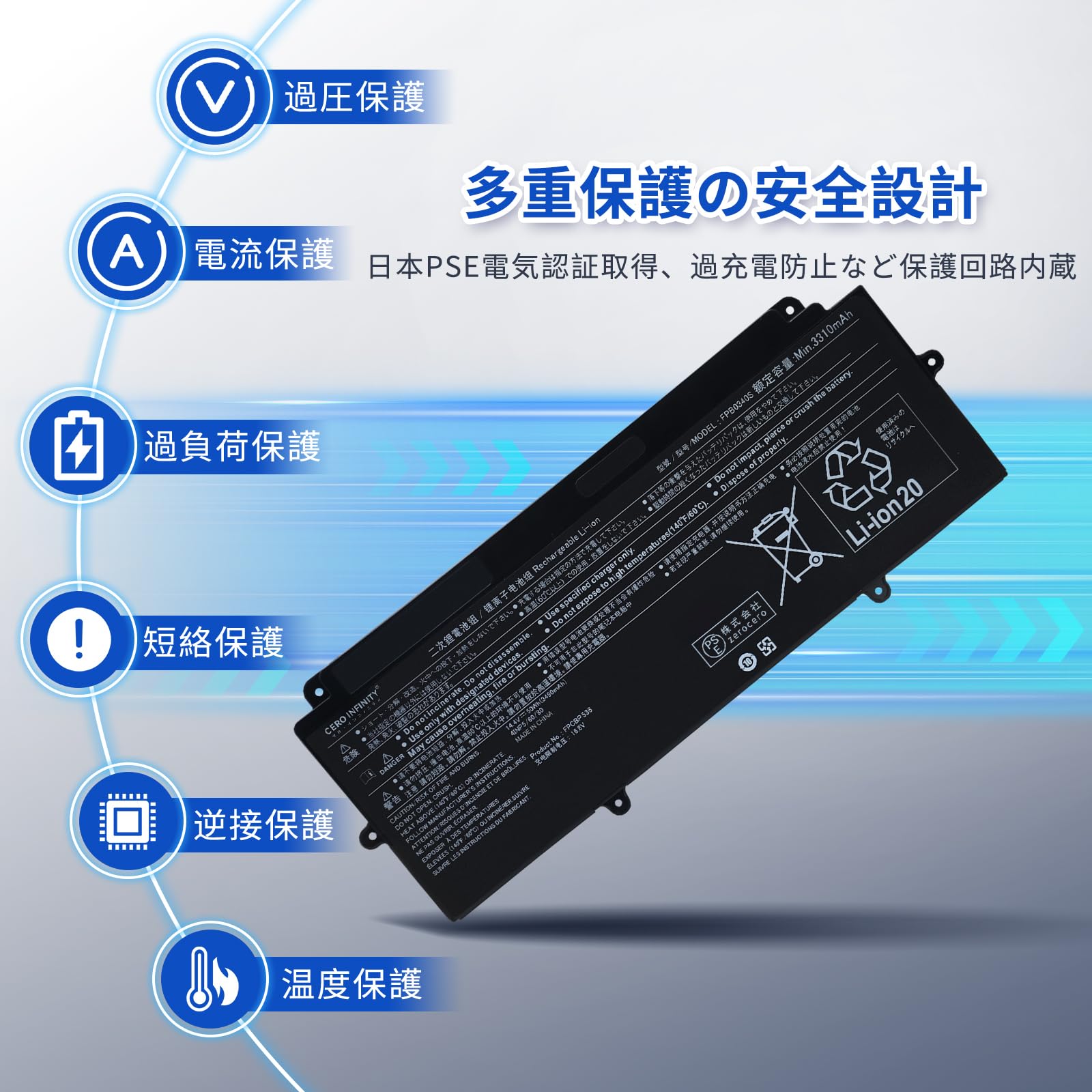 Amazon | 富士通FUJITSU対応 FPB0340S FPCBP536 FPB0339S FPCBP544