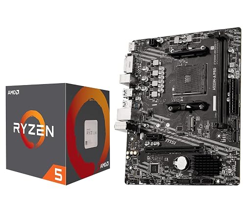 INLAND Ryzen 5 5500 Processor with MSI A520M-A PRO Motherboard