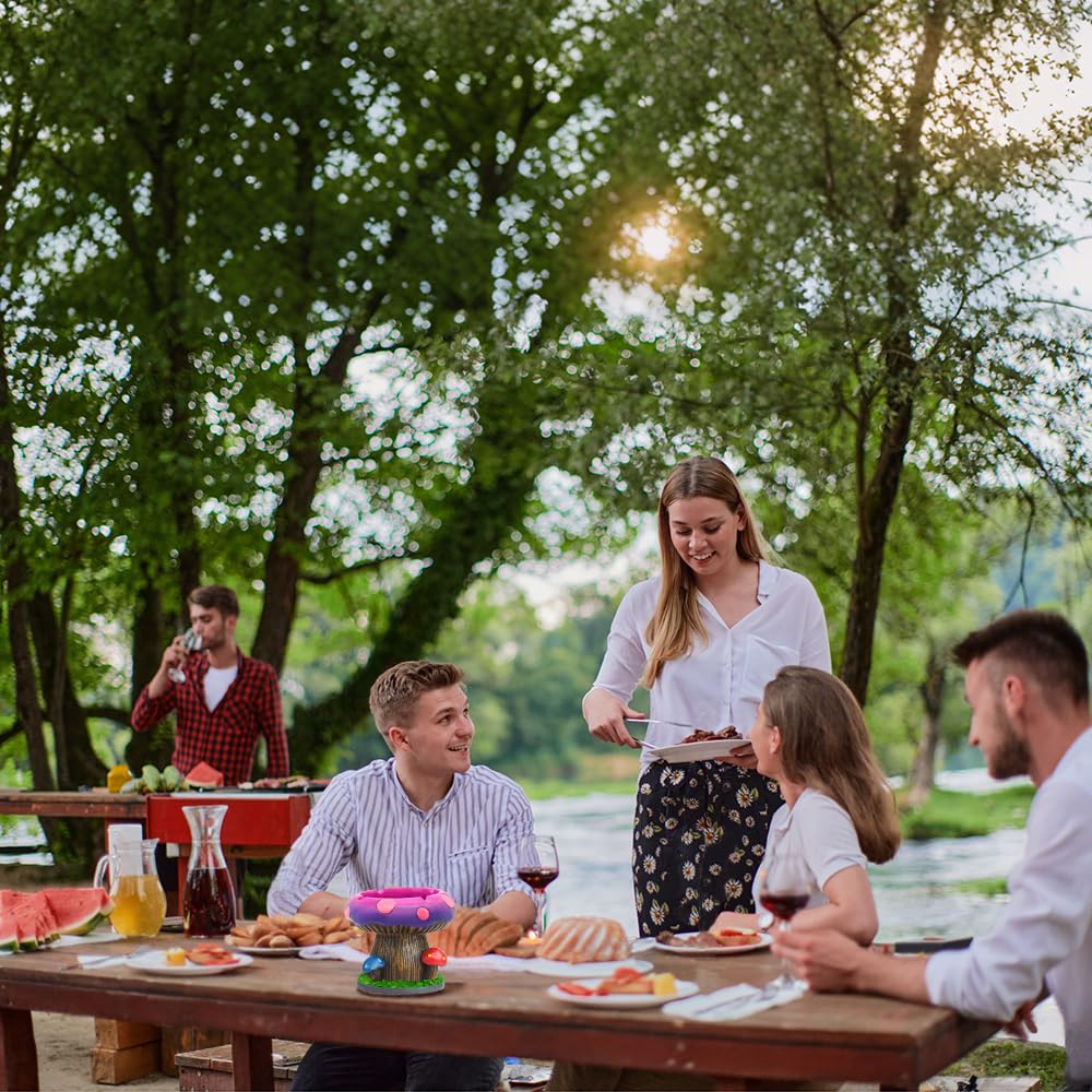 YukaBa Fantastical Mushroom House Ashtrays with Storage - Cool Ashtrays for Weed Smokers and Bong Users with Smoking Accessories Collection