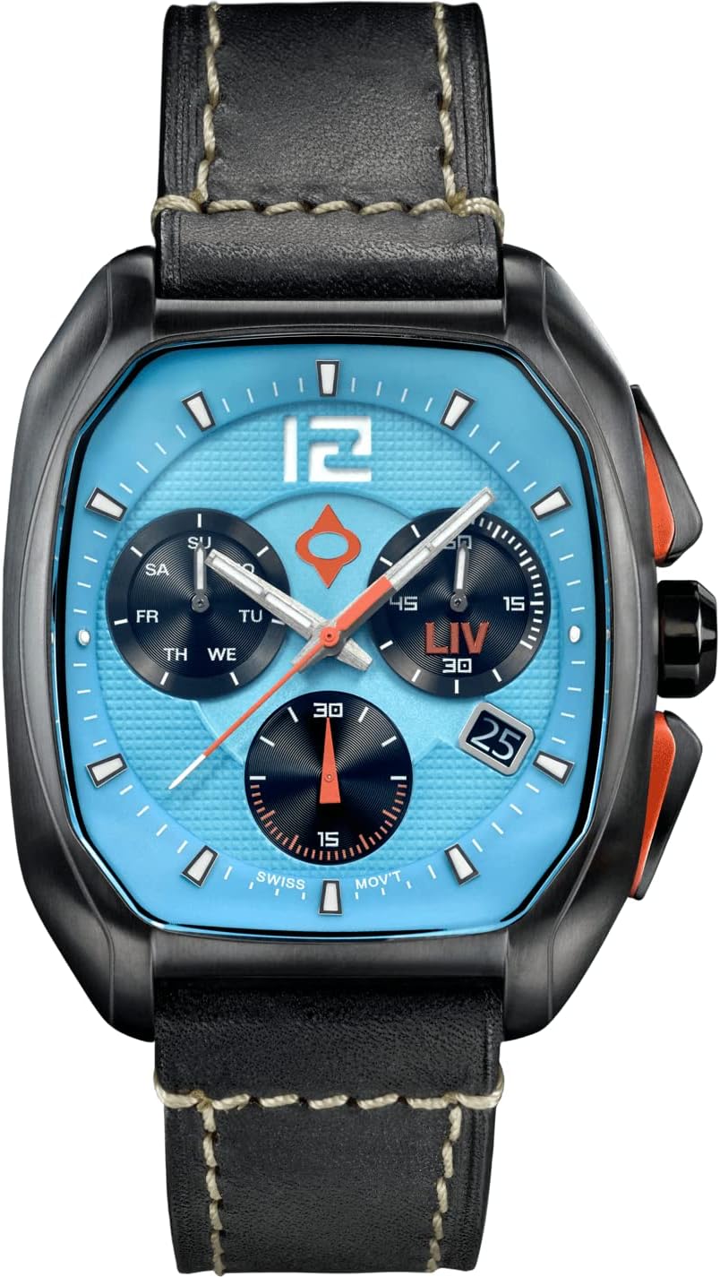 LIV Rebel-DDC Swiss Made Quartz Day-Date Chronograph