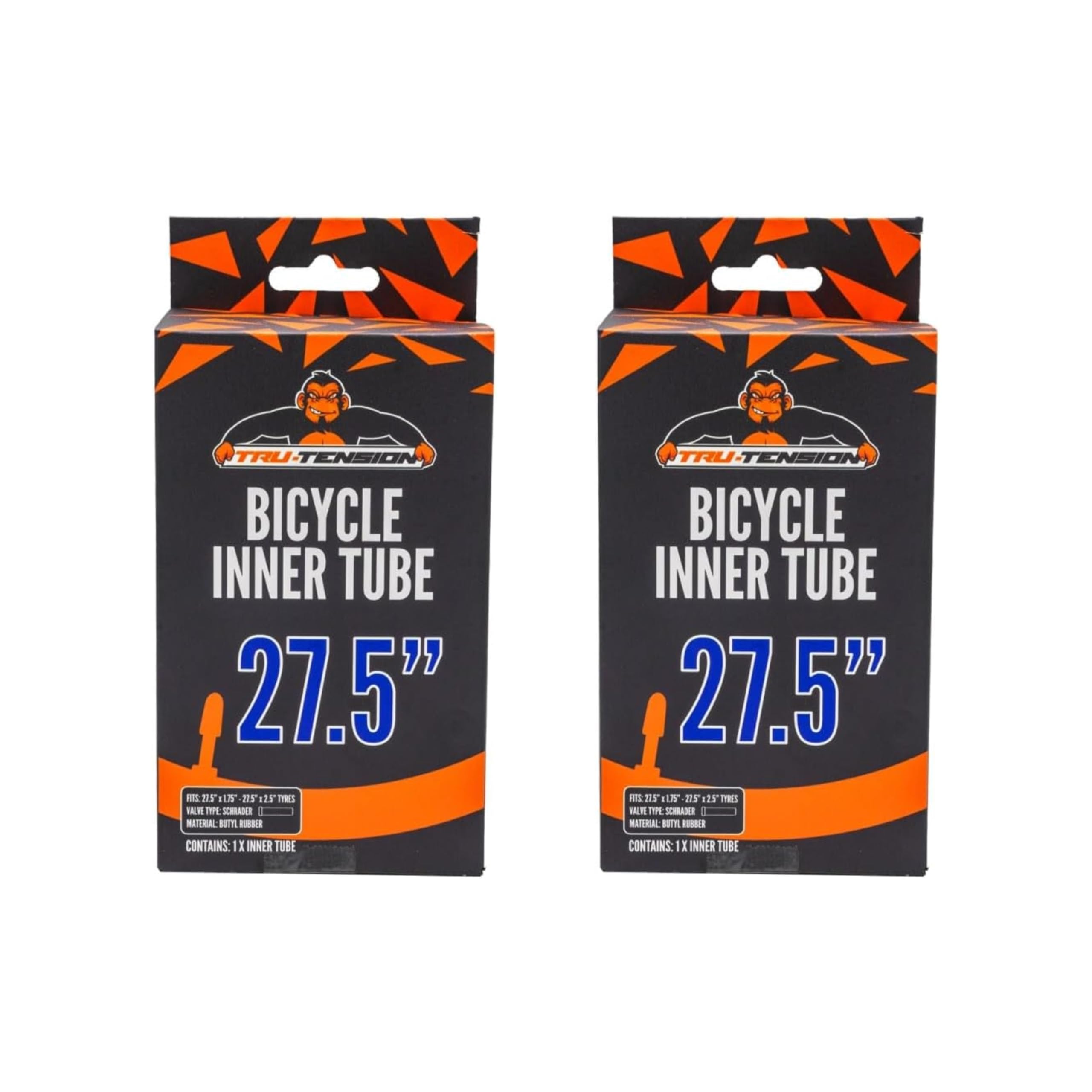 Tru Tension | 700c Cycling Inner Tube | For High-Performance, Race, Road & Off-Road Bikes | Essential Bicycle Tools & Accessories | 2 Pack