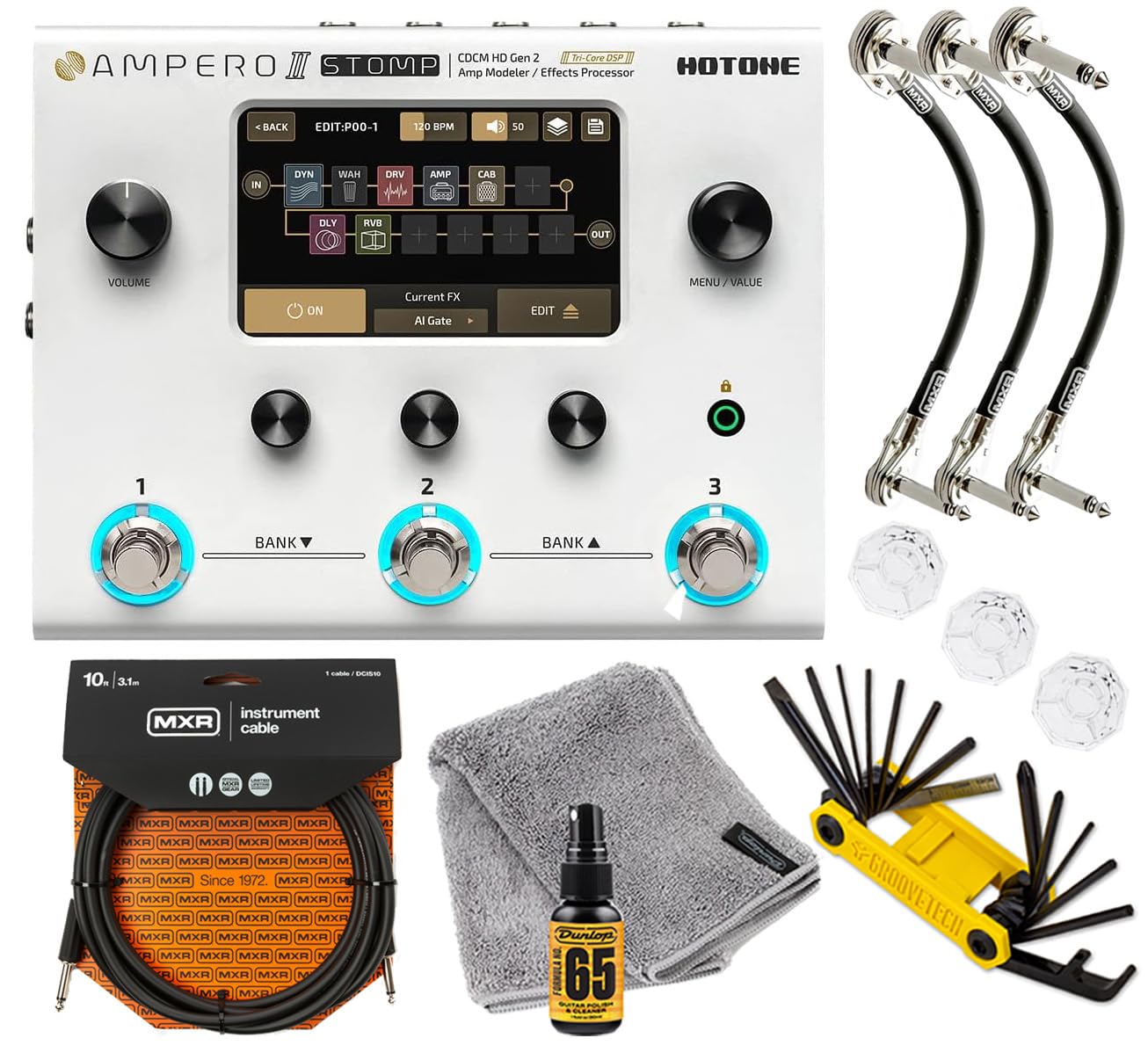 Amazon.com: HOTONE Ampero II Stomp Multi Effects Processor Pedal