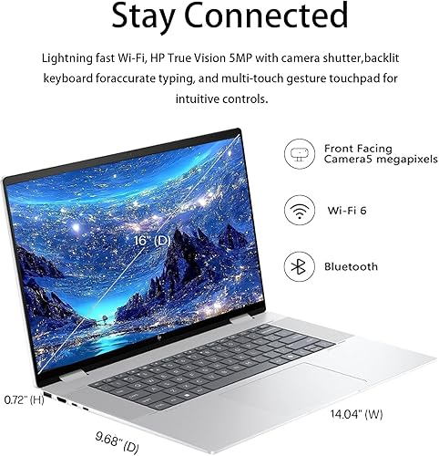 Miniatura 3 de HP Envy X360 - Laptop convertible 2 en 1 de 16 pulgadas Ultra 7 AI Business 2 en 1, pantalla táctil FHD+ de 16 pulgadas, Intel Ultra 7 155U (Beats