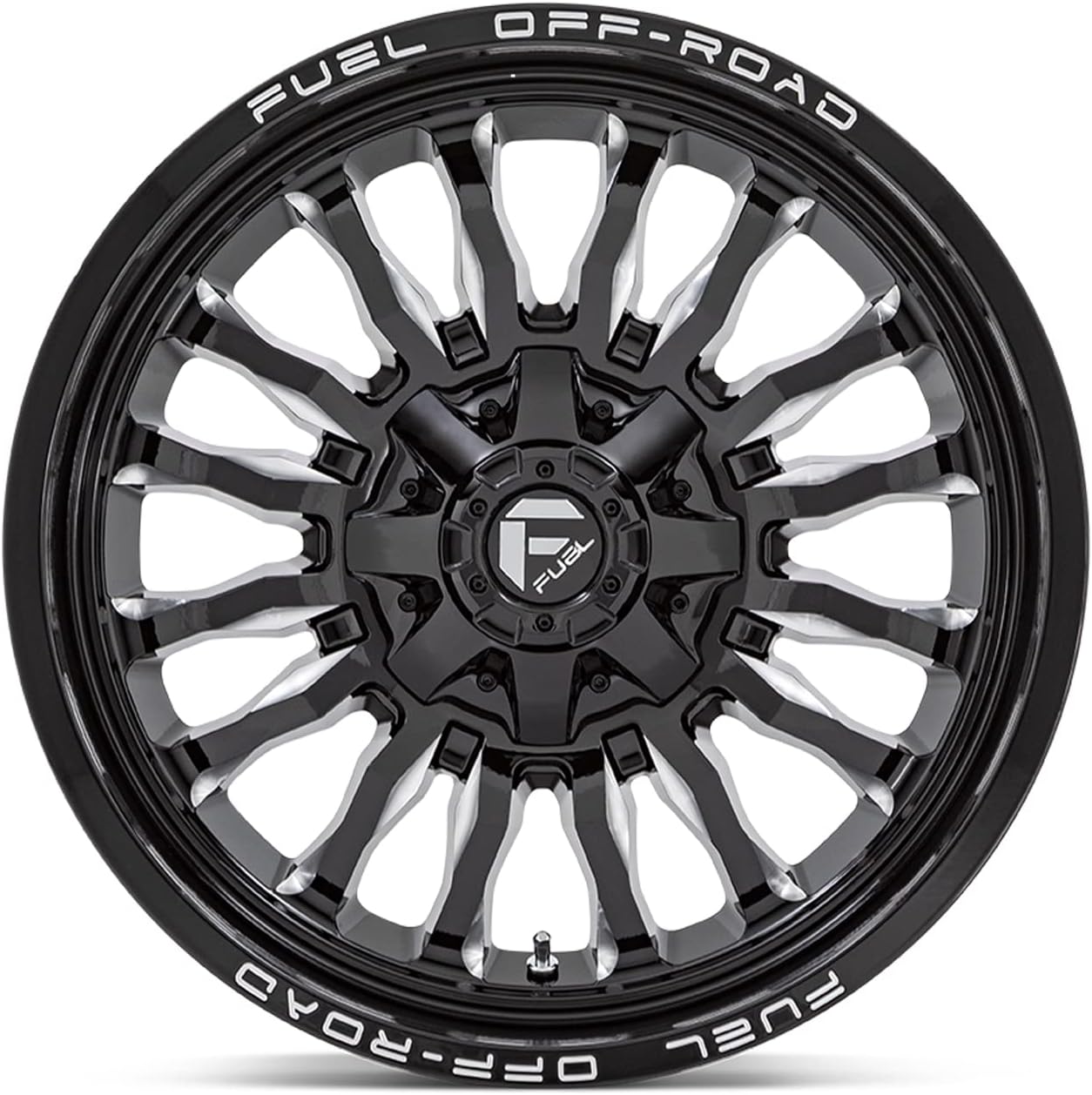 FUEL OFF-ROAD ARC 20X9 8X6.5 5.04 1mm GLOSS BLACK MILLED - D79520908250