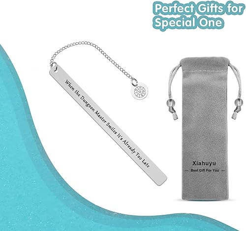 Miniatura 7 de Regalo para Dungeon Master When The Dungeon Master Smiles It's Already Too Late Marcapáginas Dungeons and Dragons Gift RPG Gamer Gift DND Player