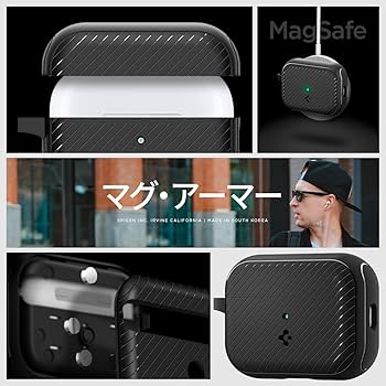 Amazon | Spigen Airpods Pro2 ケース Magsafe 磁気充電対応