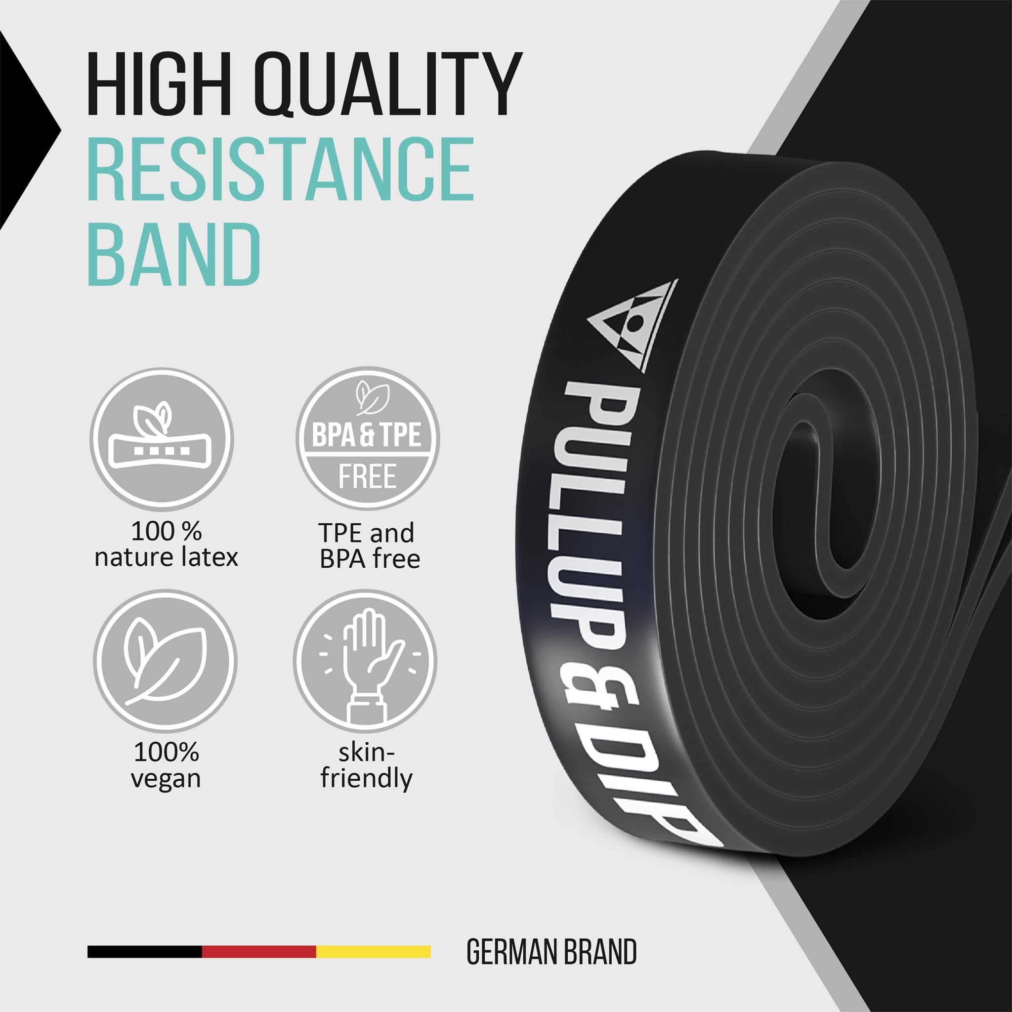 Pull Up Assistance Bands - Pullup & Dip Resistance Bands for Pull Up Assist, Resistance Band, Heavy Duty Resistance Bands, Inlcudes Exercise Ebook with 35 Exercises in Pull up Bands Assistance Bands