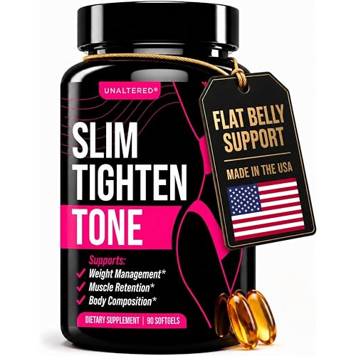 UNALTERED Belly Fat Burner for Women - Slim Waist, Lose Stomach Fat, Reduce Bloating - Natural Weight Loss Pills, Appetite Suppressant, & Metabolism Booster - 90 Capsules