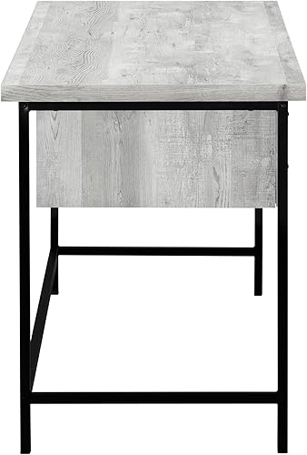 Miniatura 12 de Monarch Specialties Escritorio industrial para computadora con 3 cajones, marco de metal, mesa de estudio rectangular para laptop, 55 pulgadas de