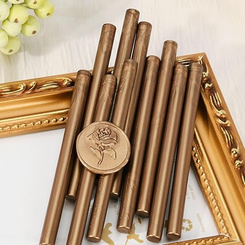 Miniatura 4 de 20 mini pistolas de pegamento de cera de sellado, palitos de cera de sellado, ideales para invitaciones de boda, cartas, sobres, tarjetas y