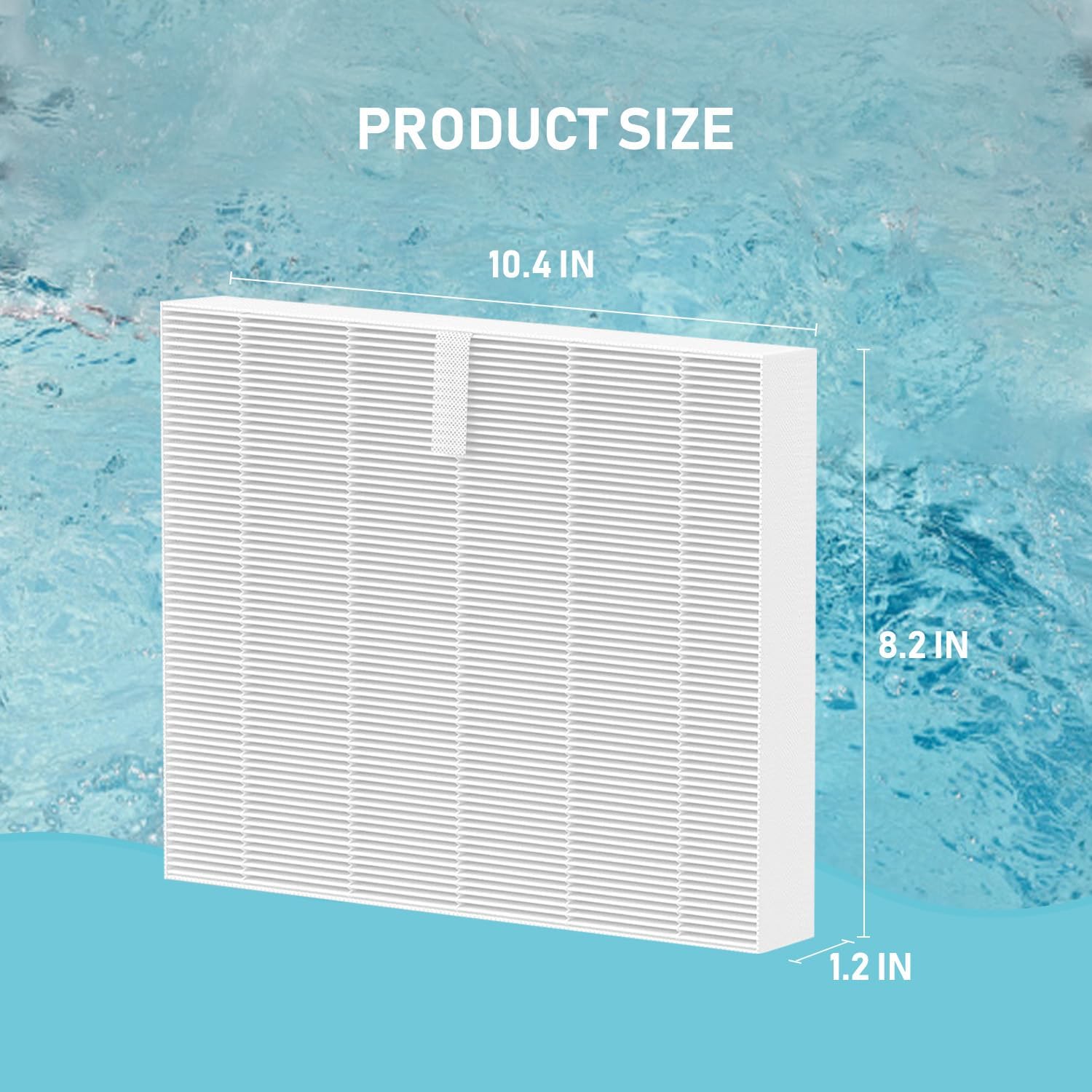 10-00814 Hot Tub Spa Simplicity Flat Filters Compatible with Bullfrog M Series M6 M7 M8 M9, A Series A5 A6 A7 A8 A9 (2023 to Present),4 Pack