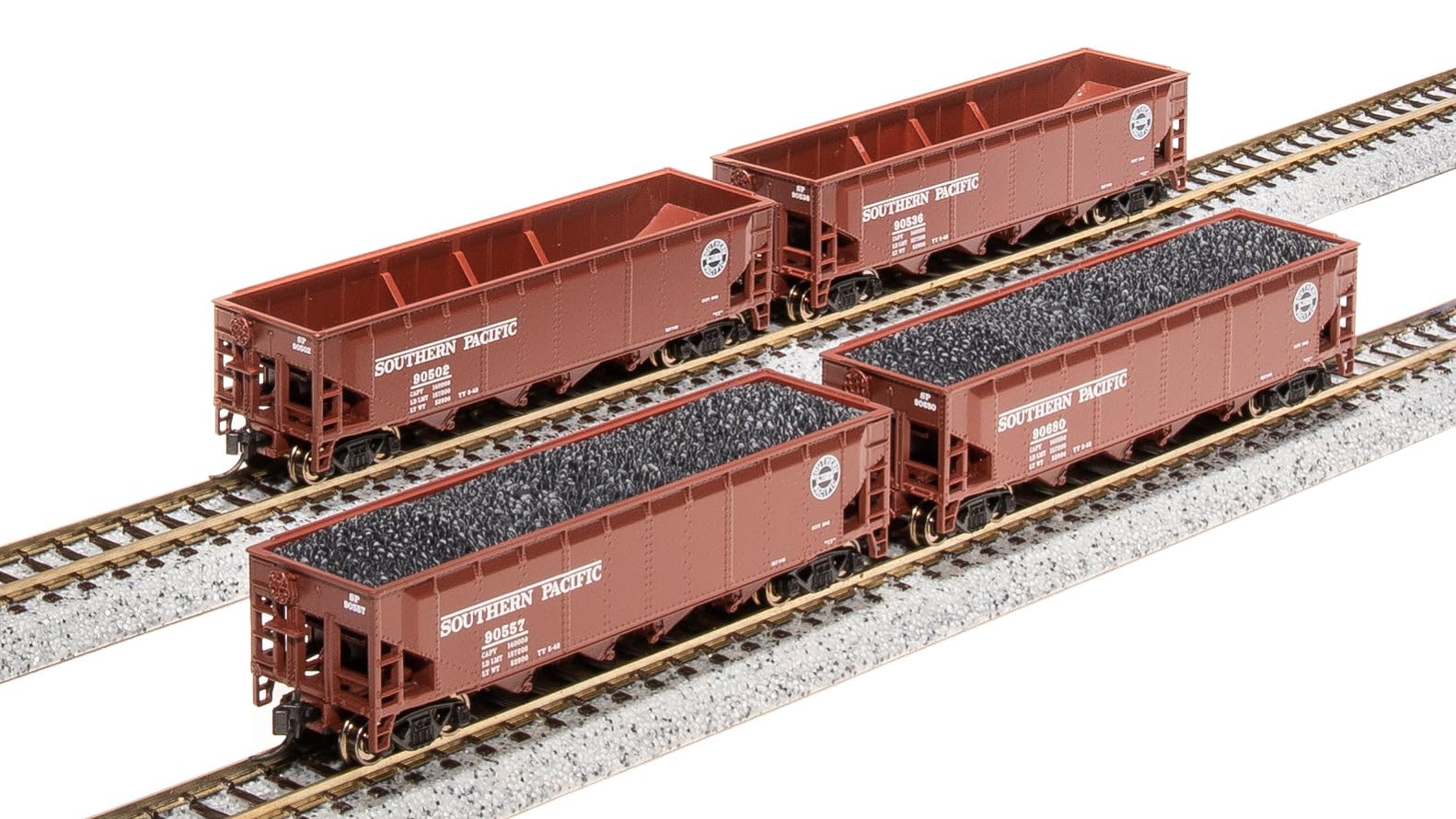 Broadway Limited 7437 ARA 70-Ton Quad Hopper, SP, 4-Pack, N (Fantasy Paint Scheme)
