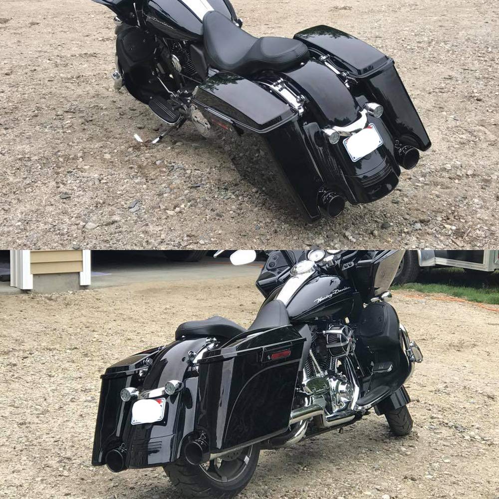 Amazon.com: Stretched Rear Fender Panel Vivid Black 4.5 inch