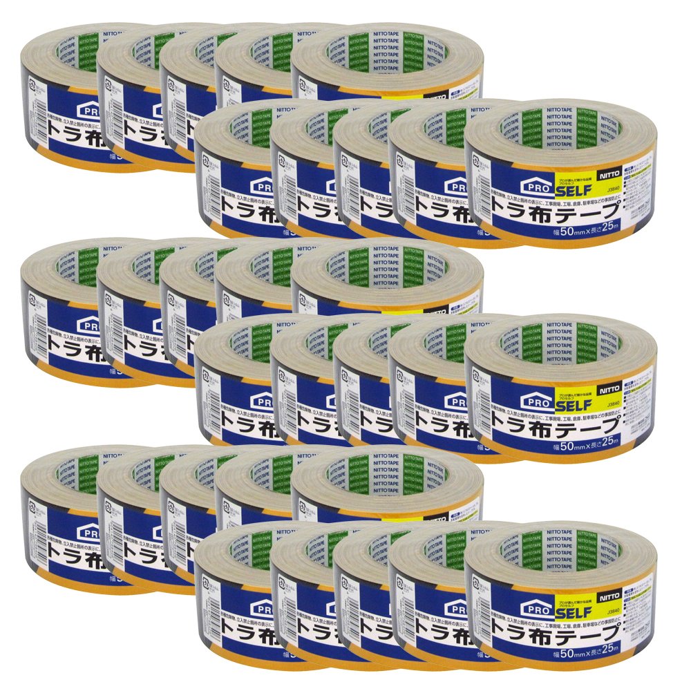 Amazon | ニトムズ トラ布テープ 50mm×25m J3840 30巻入り | 布テープ
