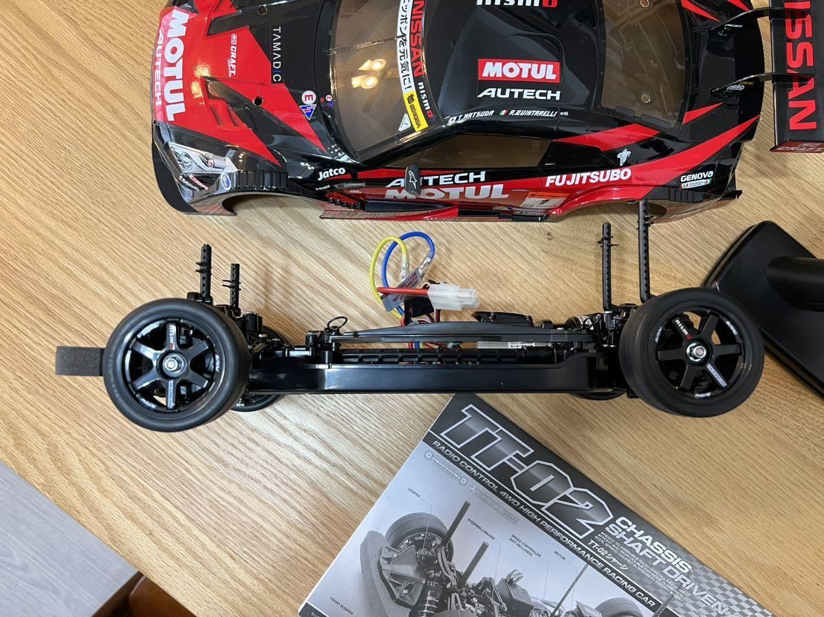 Amazon | タミヤ TT-02シャーシ+プロポFINESPEC2.4G | ラジコン