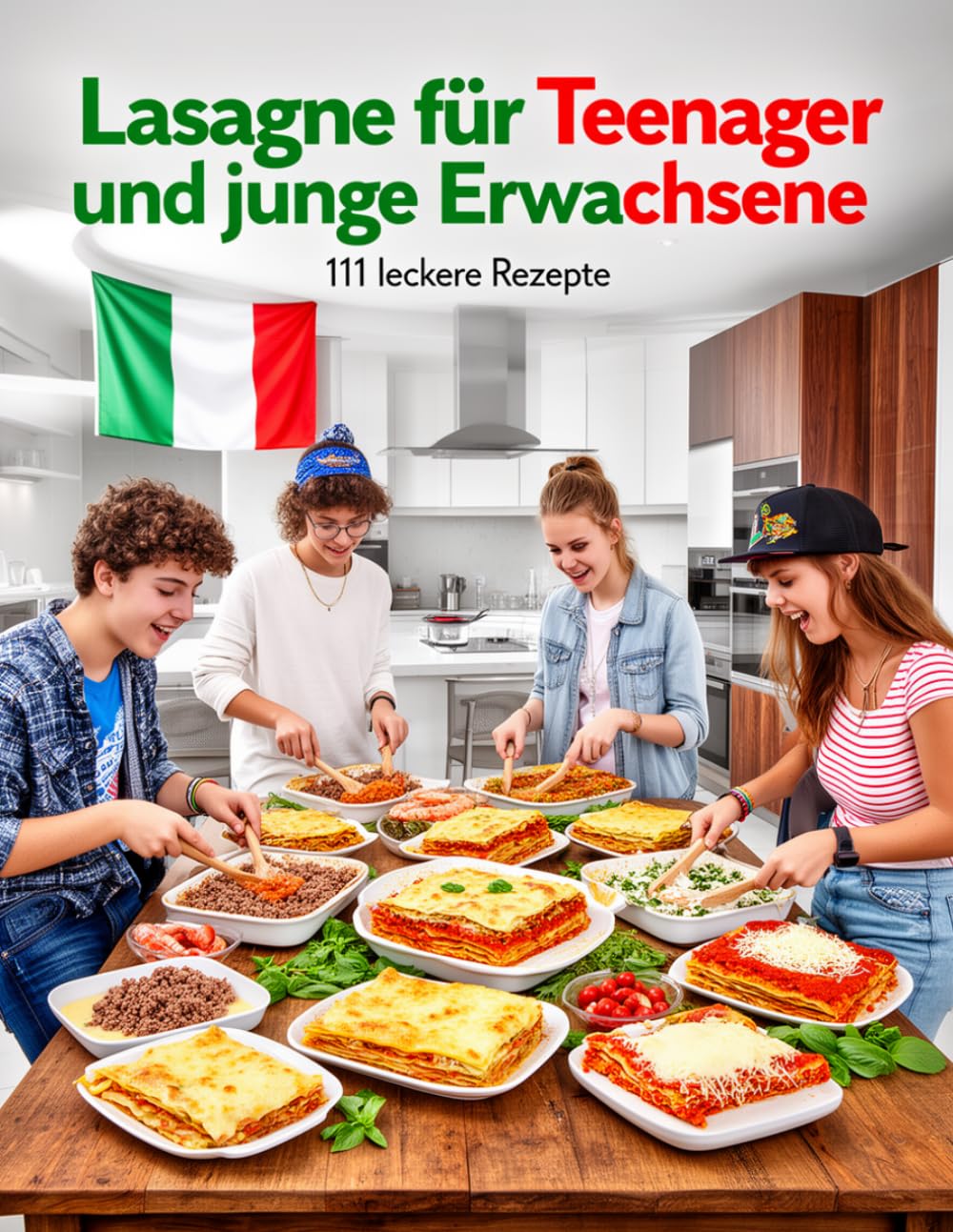 Lasagne für Teenager und junge Erwachsene - 111 leckere Rezepte: schnell & einfach selbstgemachte Lasagne-Platten und kreative Gerichte (Kochen & Backen für Teenanger und junge Erwachsene)