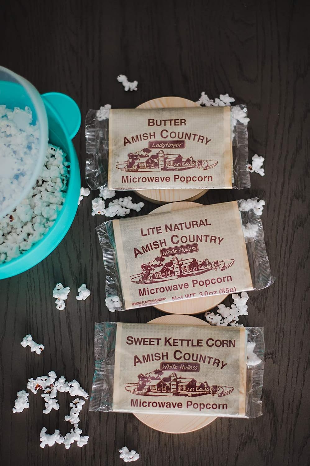 Buy Amish Country Popcorn Old Fashioned Microwave Popcorn NonGMO