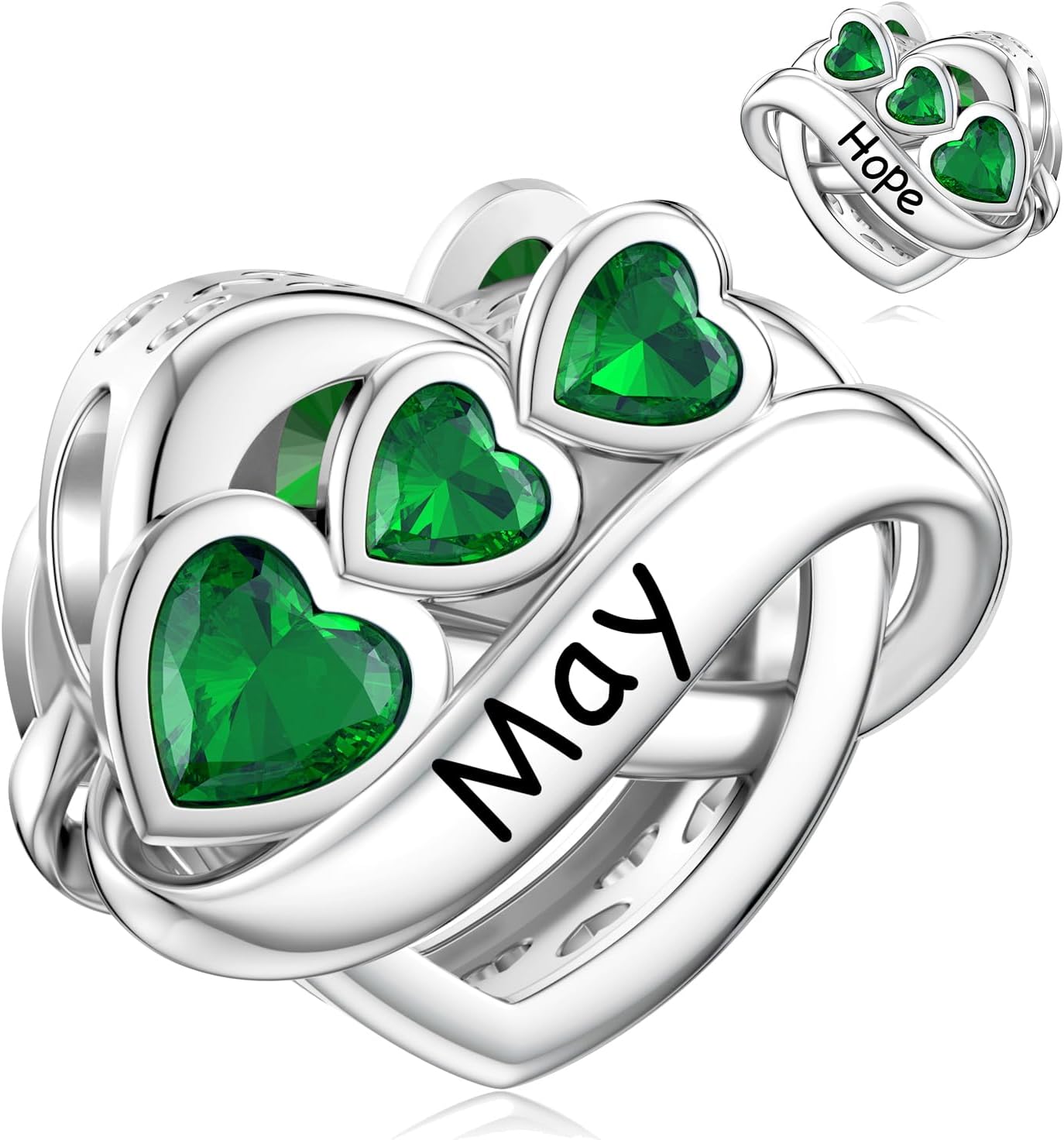 Birthstone Charms for Pandora Charms, Sterling Silver Charms for PandoraBirthday Christmas Jewellry for Women