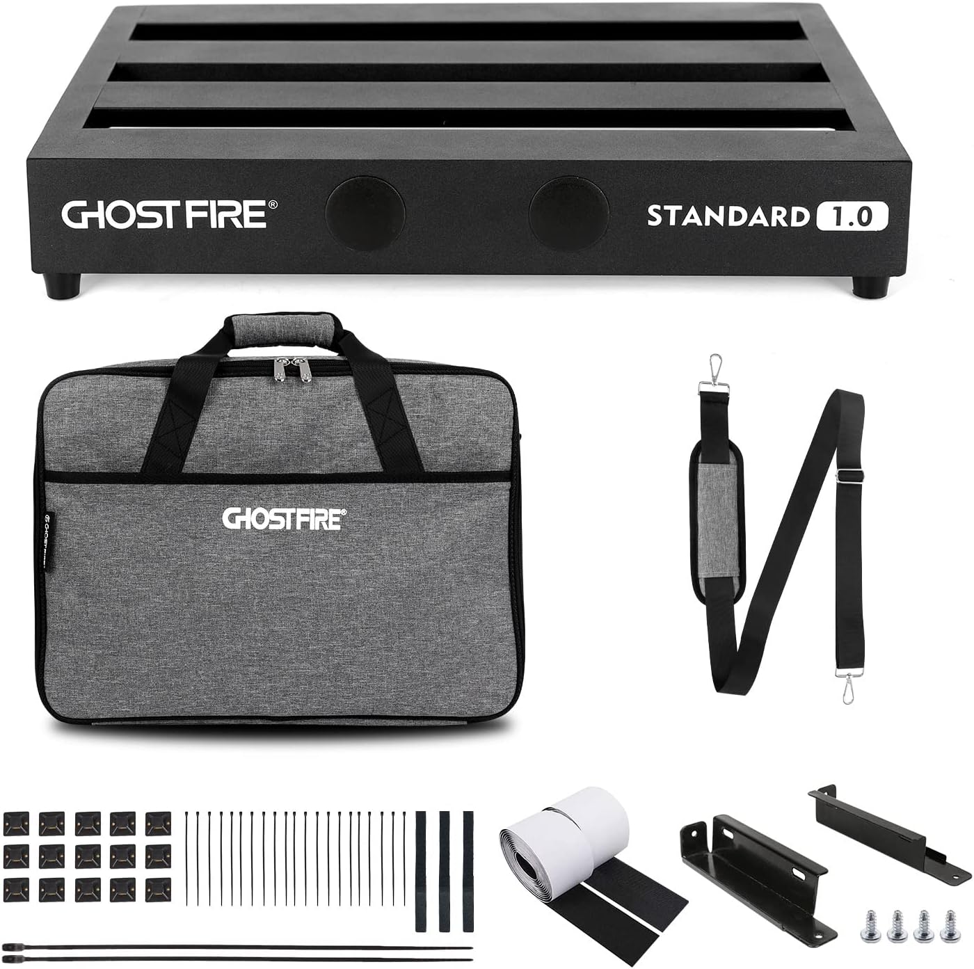 Ghost Fire Guitar Pedal Board Aluminum Alloy 2.75lb Effect