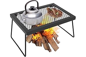 Camp Fire Cooking Grate for Enhanced Fire Pit Experiences