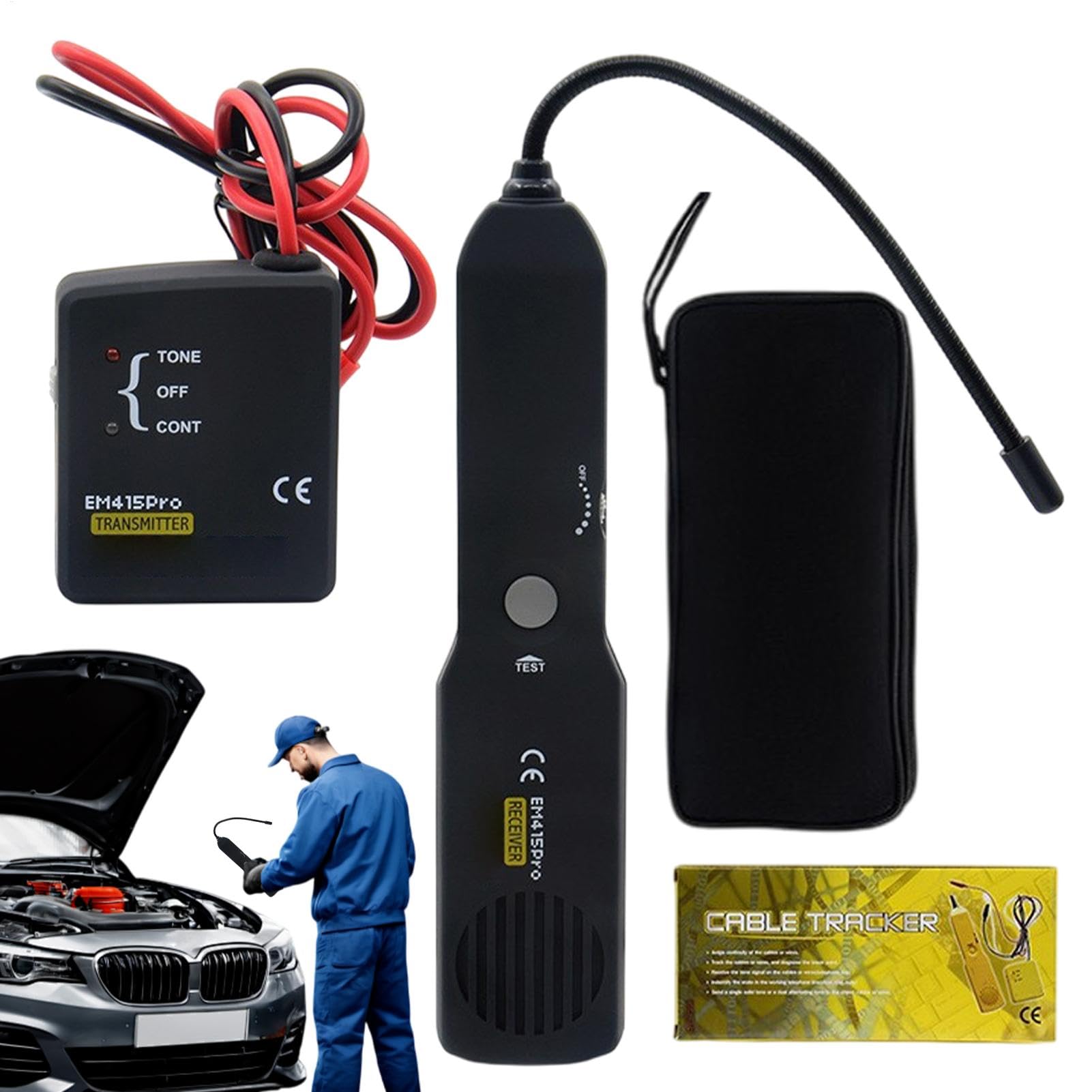 Escáner de cable eléctrico herramientas de diagnóstico automático para localizar cortos en coches 8
