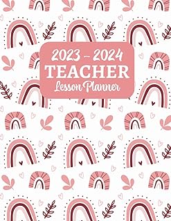 Teacher Lesson Planner 2023-2024: Lesson Plan Grade and Record Books for Teachers August 2023-July 2024 | Academic Year Monthly and Weekly Class Organizer | Teacher Gifts For Women