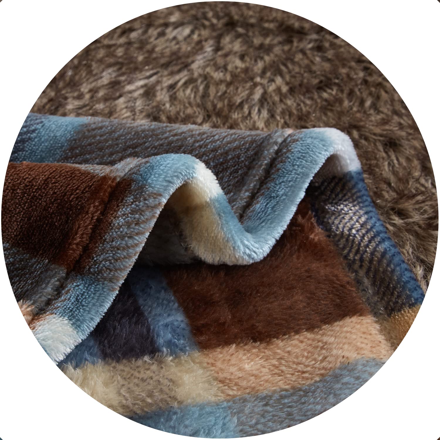 Coperta In Pile Ultra Morbida Oversize 230x230 Cm - Stampa Ghepardo, Per Divano E Letto - Foto 3