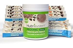 NutriSystem Lunch Bars: 14-Day Weight Loss Meal Replacement Plan