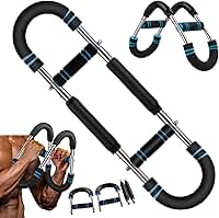 Aparelho de Exercícios Twister para Braços, Ajustável de 27 A 45 Kg (60 A 100 Lb), para Treinamento de Força No Peito E Braços, Portátil, para Uso Doméstico.