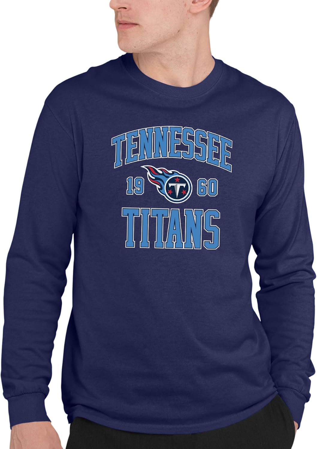 Hybrid Sports NFL - Established - Officially Licensed Adult Long Sleeve Fan Tee for Men & Women