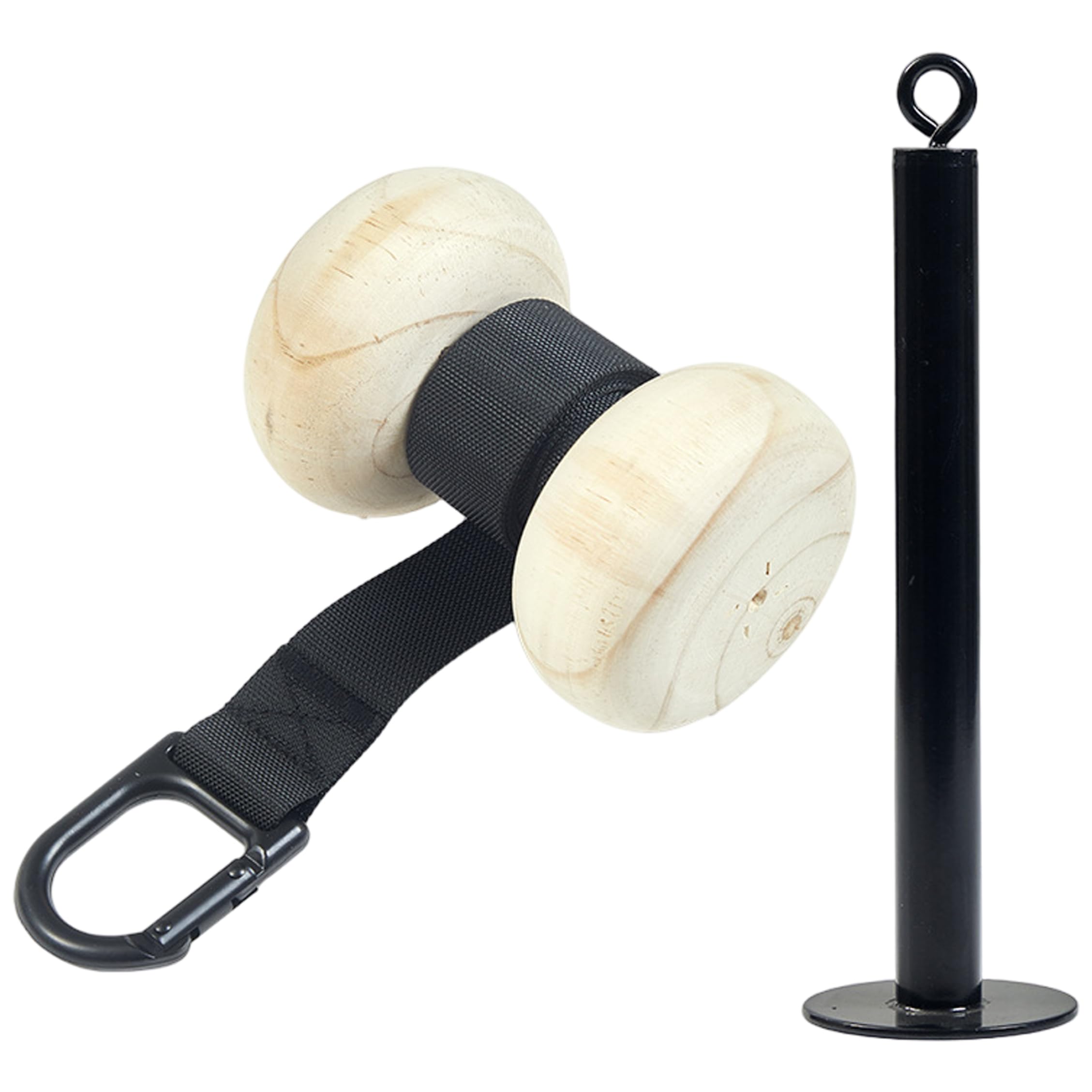 Dispositivos para fortalecer la muñeca |.Ejercitador de antebrazo con rodillo de muñeca, entrenador de antebrazo ajustable con mango de madera natural, dispositivo de fortalecimiento para entrenamien