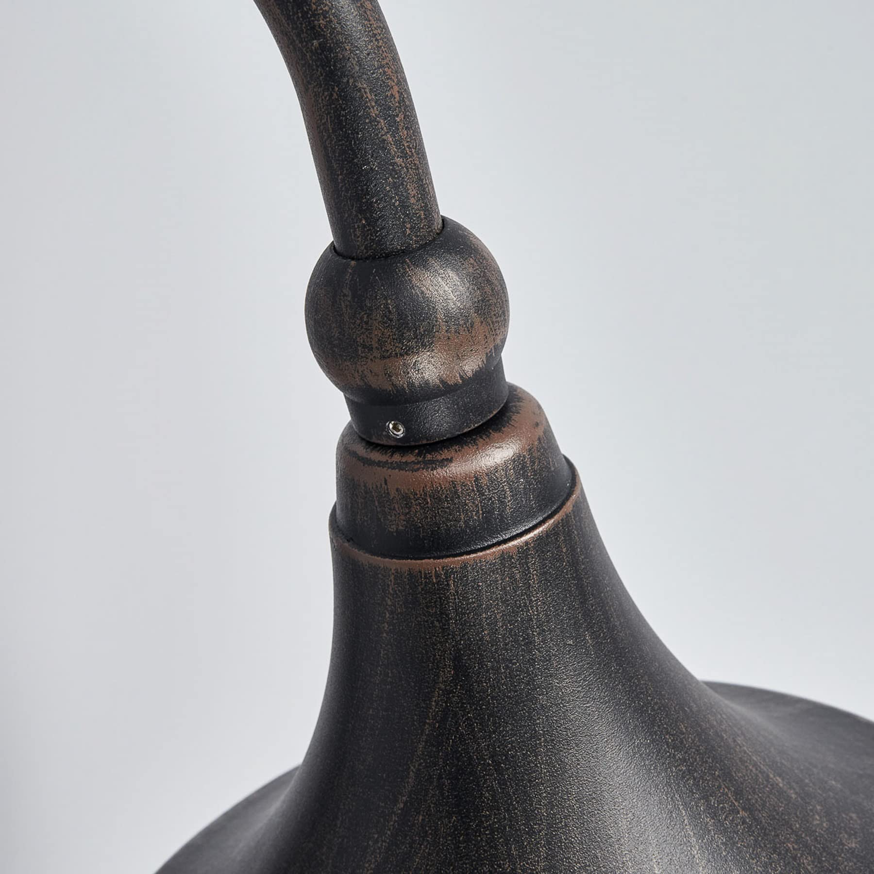 Lindby Wandlampe aussen mit Bewegungsmelder, Aussenwandleuchte Laterne IP44 Wandleuchte Finish rostbraun Außenbeleuchtung Wand für Hof Garten Terrasse Balkon Haus