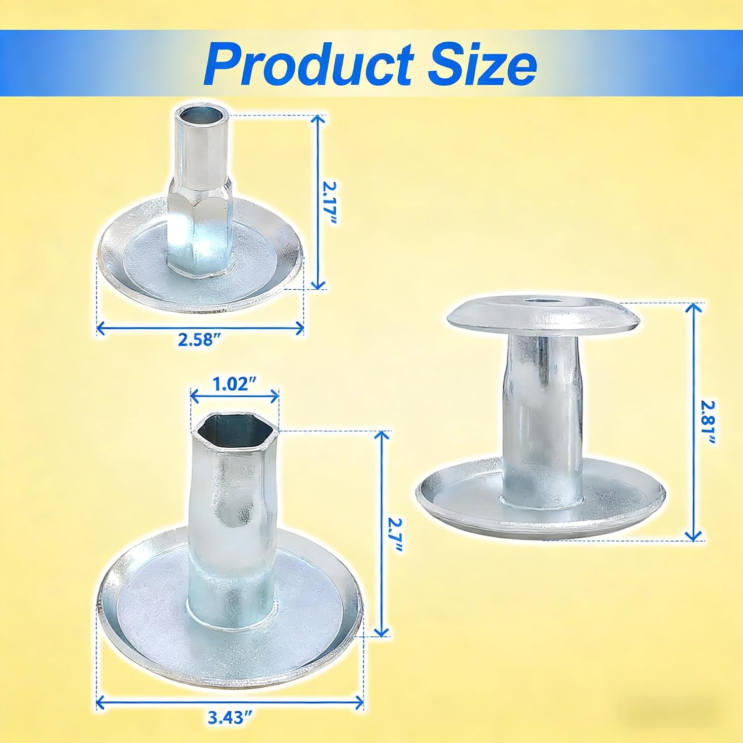KF04050KV KF04050BK KF04061ST 18 PCS Body Mount Bushing Sleeves | Fit for Daystar KF04050KV KF04050BK 2008-2016 F-250 F-350 Super Duty 2WD 4WD