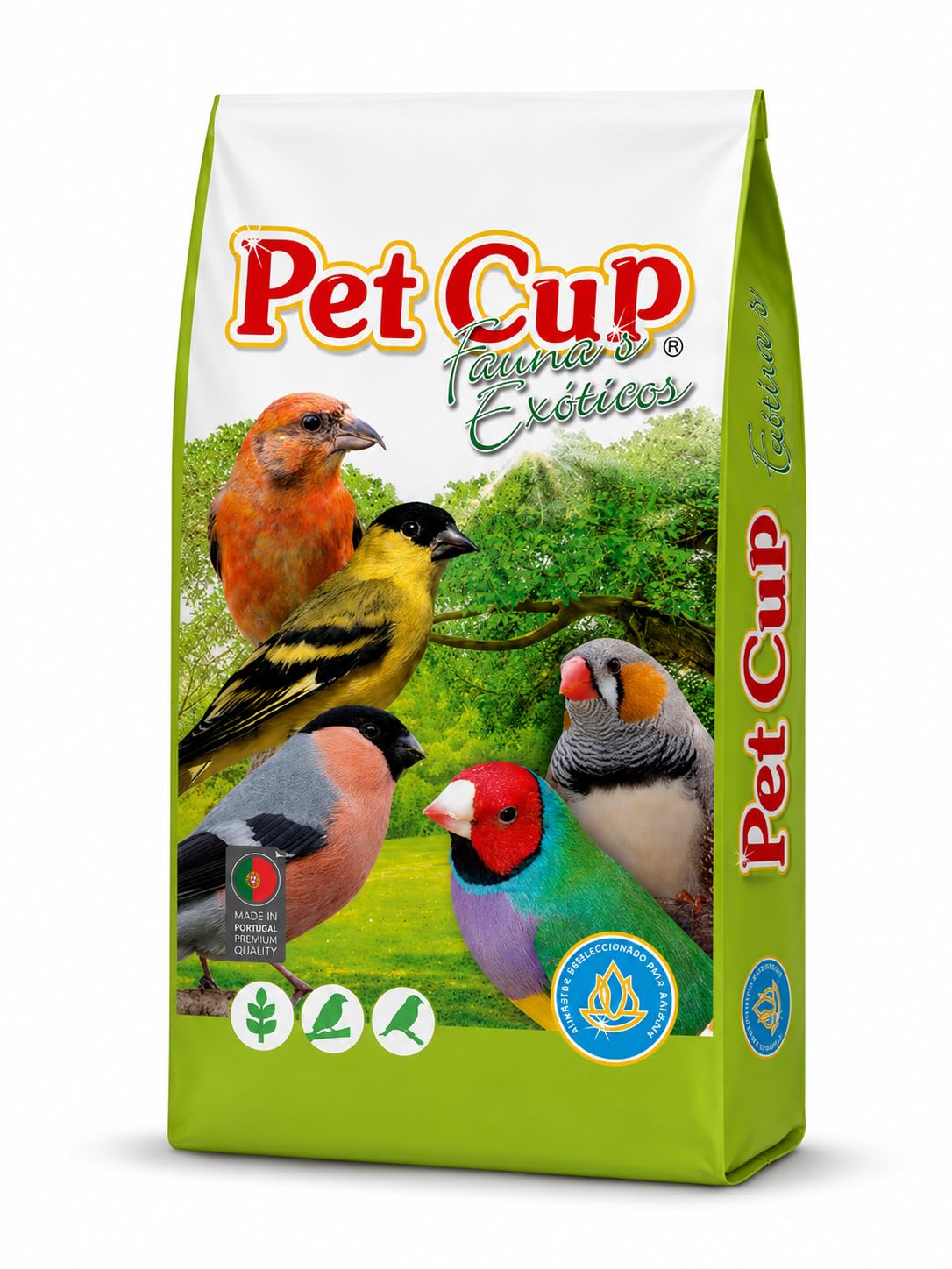 Pet Cup Mezcla Clásica para Pájaros Exóticos 20 kg