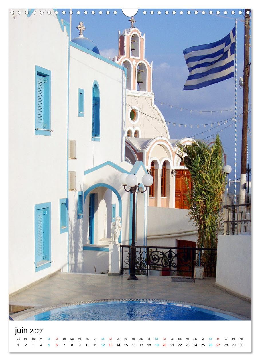 Calendrier 2027 · Souvenirs de Grèce | Désir de Grèce · DIN A3 portrait · CALVENDO Calendrier mural