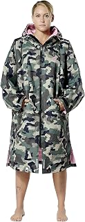 Ponch Robe - Changing Robes with fleece lining. Waterproof Windproof changing parka- Oversized Ponchos jacket swimming/surfing/fishing/Festivals