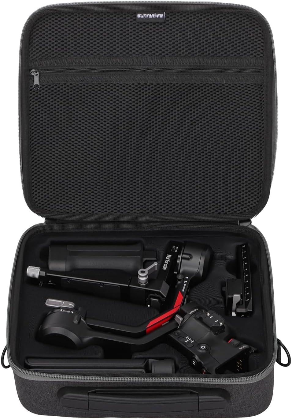 Careflection Leather RS4 Carrying Case, Storage Shoulder Bag Travel Hard Shell Box Compatible with DJI Ronin RS4 Handheld 3-Axis Gimbal Stabilizer, Multicolour-picture-15