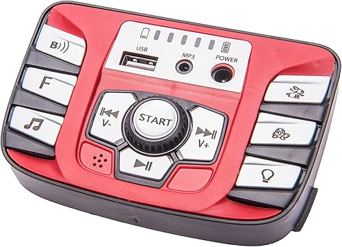 Interruptor de control medio de energía de vehículo eléctrico para niños de 24 V, conexión Bluetooth multifunción, pantalla de música, placa de