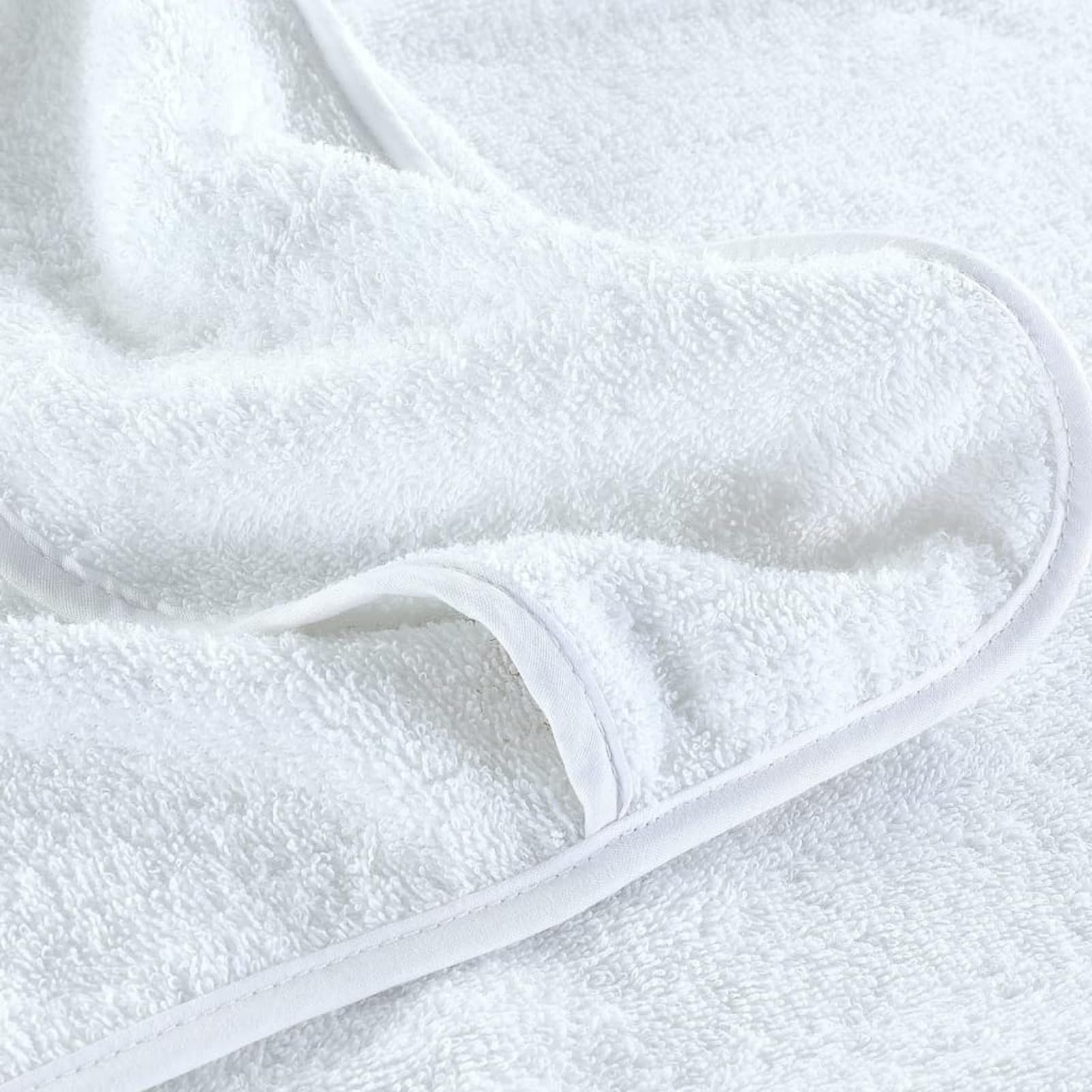 Telo Mare microfibra – leggero, fine e ad asciugatura rapida - Asciugamano Microfibra Grande - telo mare XXL - 100% riciclato,Asciugamani da Spiaggia 6 pz Bianchi 60x135 cm Tessuto 400 GSM