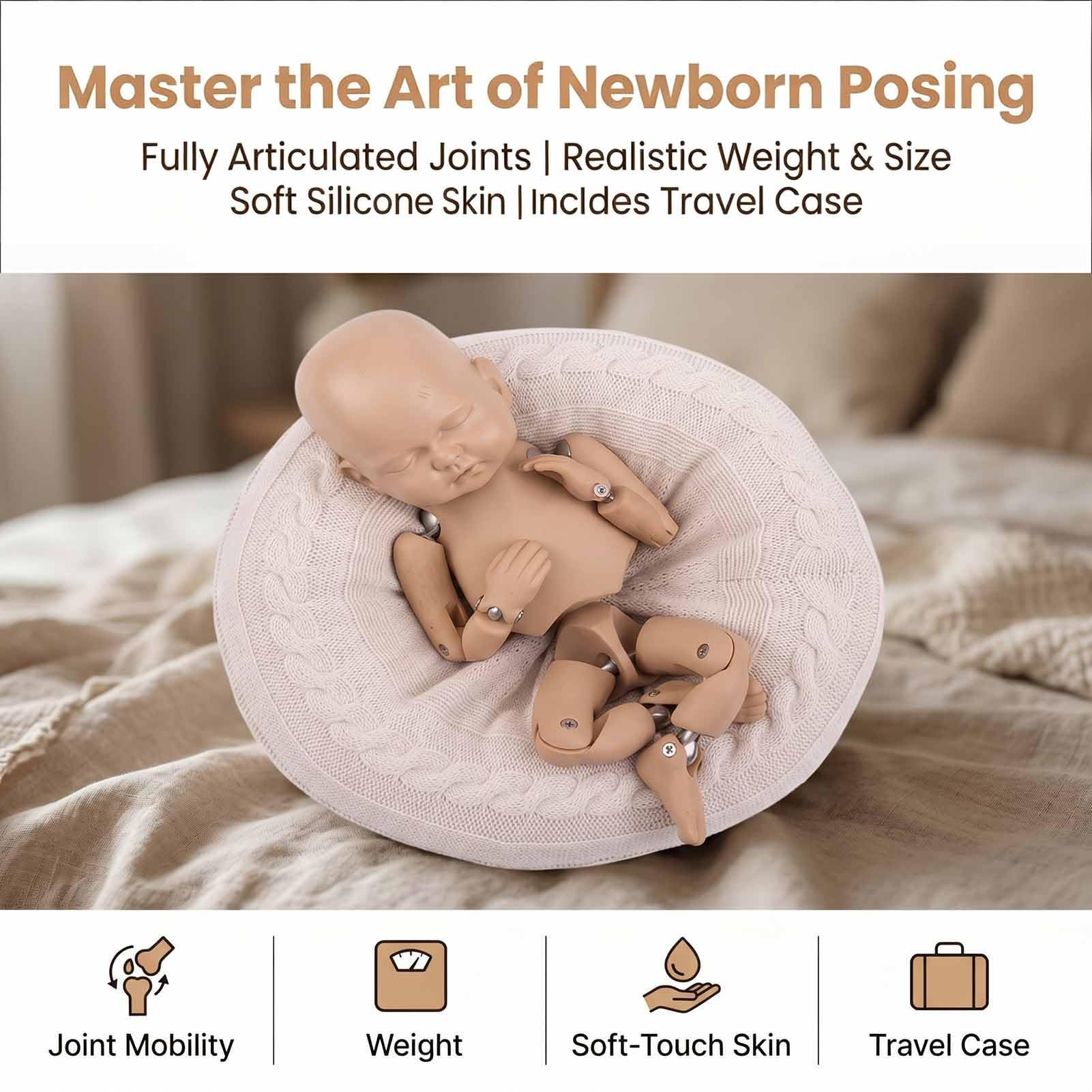Amazon | 50cm プラスチック人形 赤ちゃんモデル リアルな写真 ポーズ