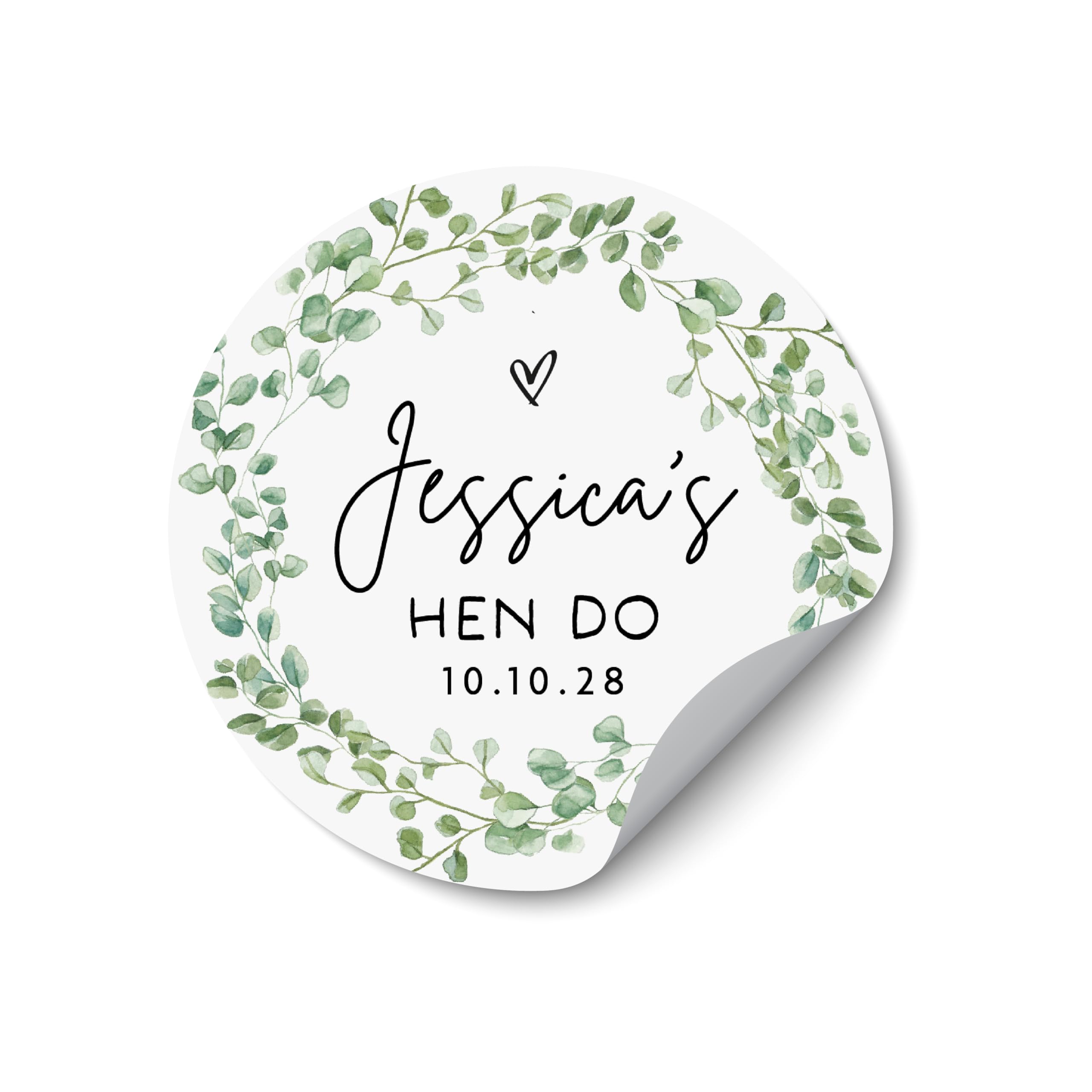 Bride to Be Stickers UK, Hen Do Welcome Bag Stickers, Custom Name Labels, Bride Squad Gift Bag Labels, Hen Party Decorations - HEN19