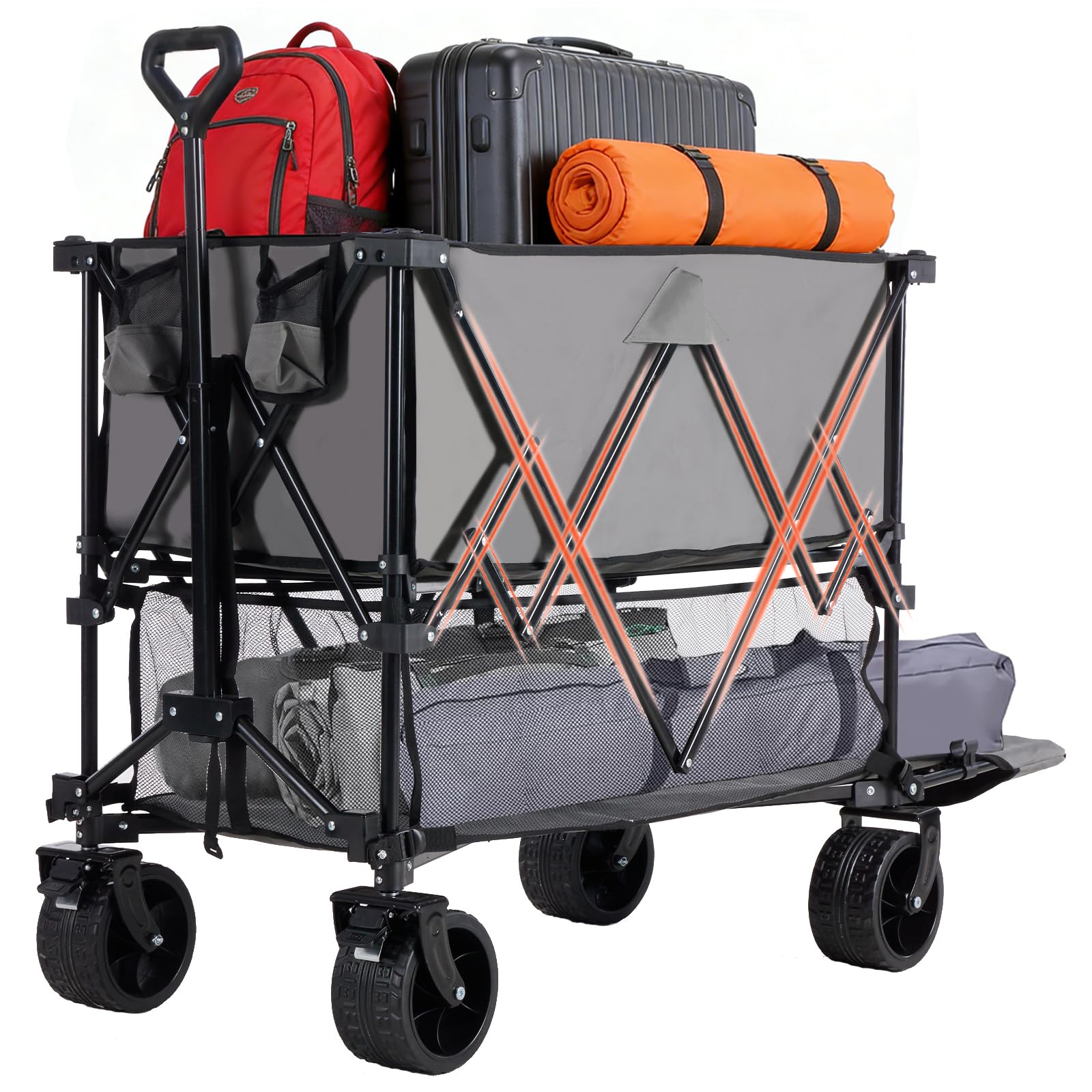 OLIXIS Collapsible Double Decker Wagon