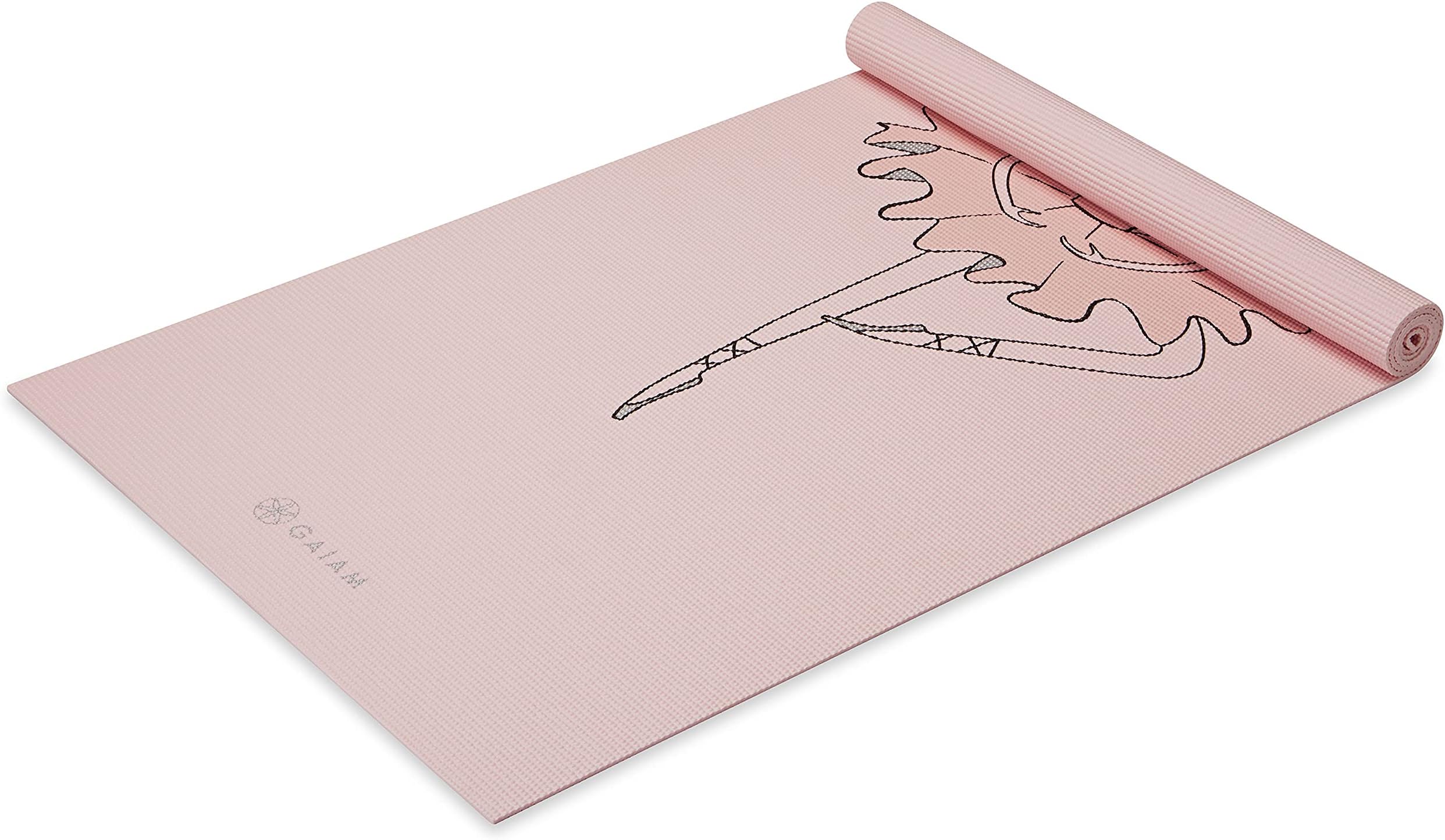 Gaiam Kids Yoga Mat Exercise Mat, Yoga for Kids with Fun Prints - Playtime for Babies, Active & Calm Toddlers and Young Children (60" L x 24" W x 3mm Thick)