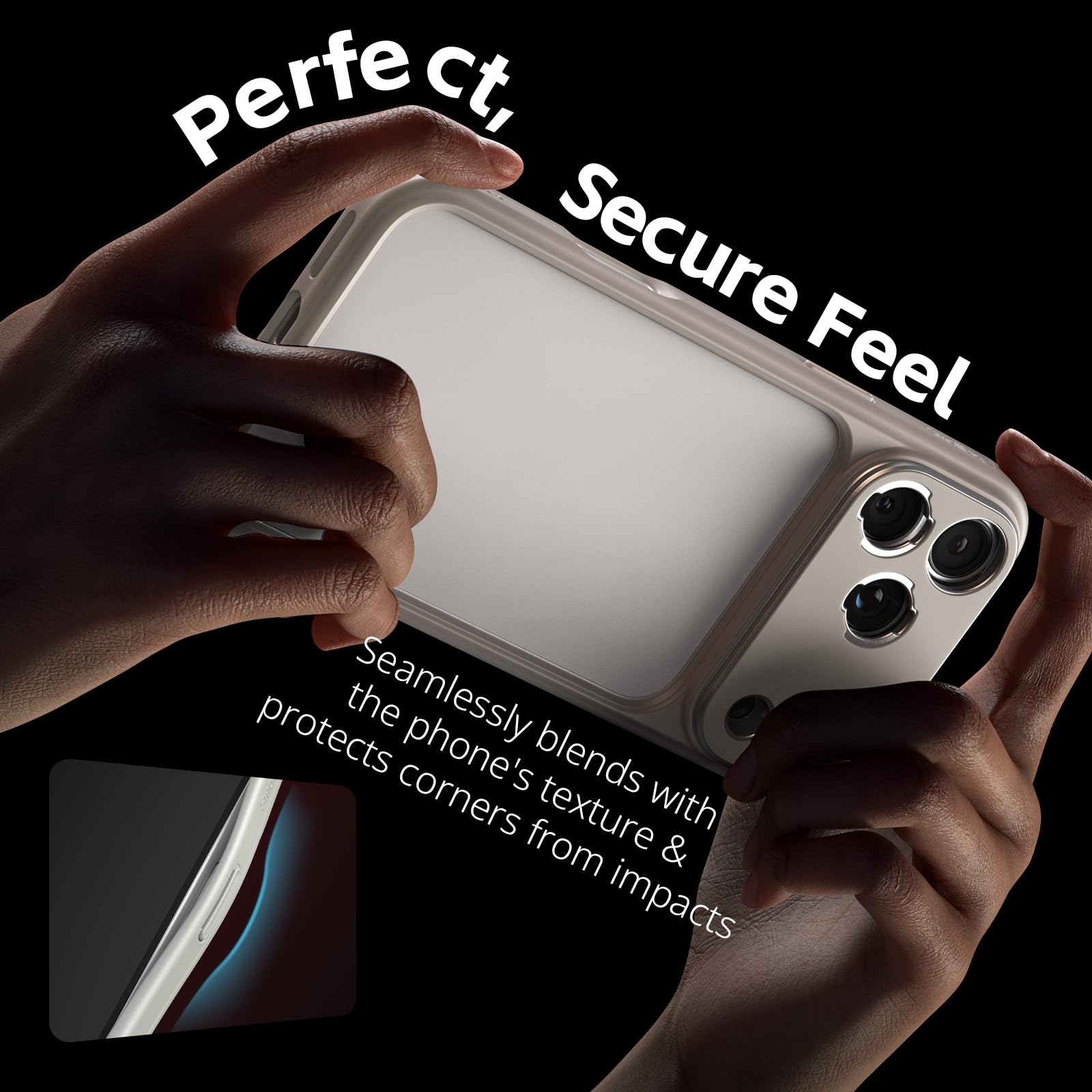 SMALLRIG Funda Bumper para iPhone 17 Pro MAX, Diseño Trasero Hueco con Placa de Lentes, Adaptador 67mm, Compatible con Gimbal, para dji, para Insta360, Gris - 5794