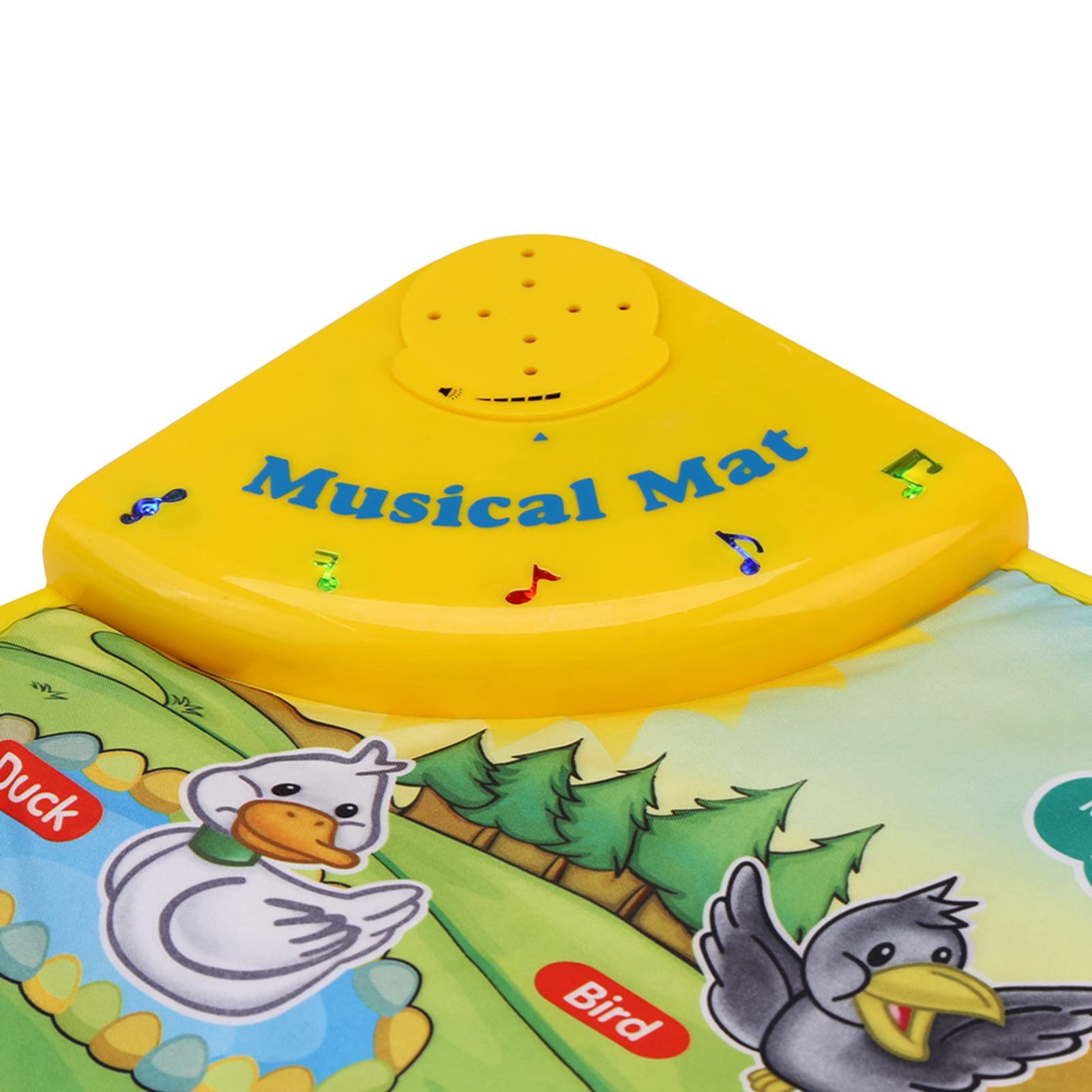 FILFEEL Edukacyjna Mata Muzyczna dla Dzieci - Interaktywny Dywanik do Raczkowania z Pięcioma Trybami i Kolorowym Wzorem Farmy