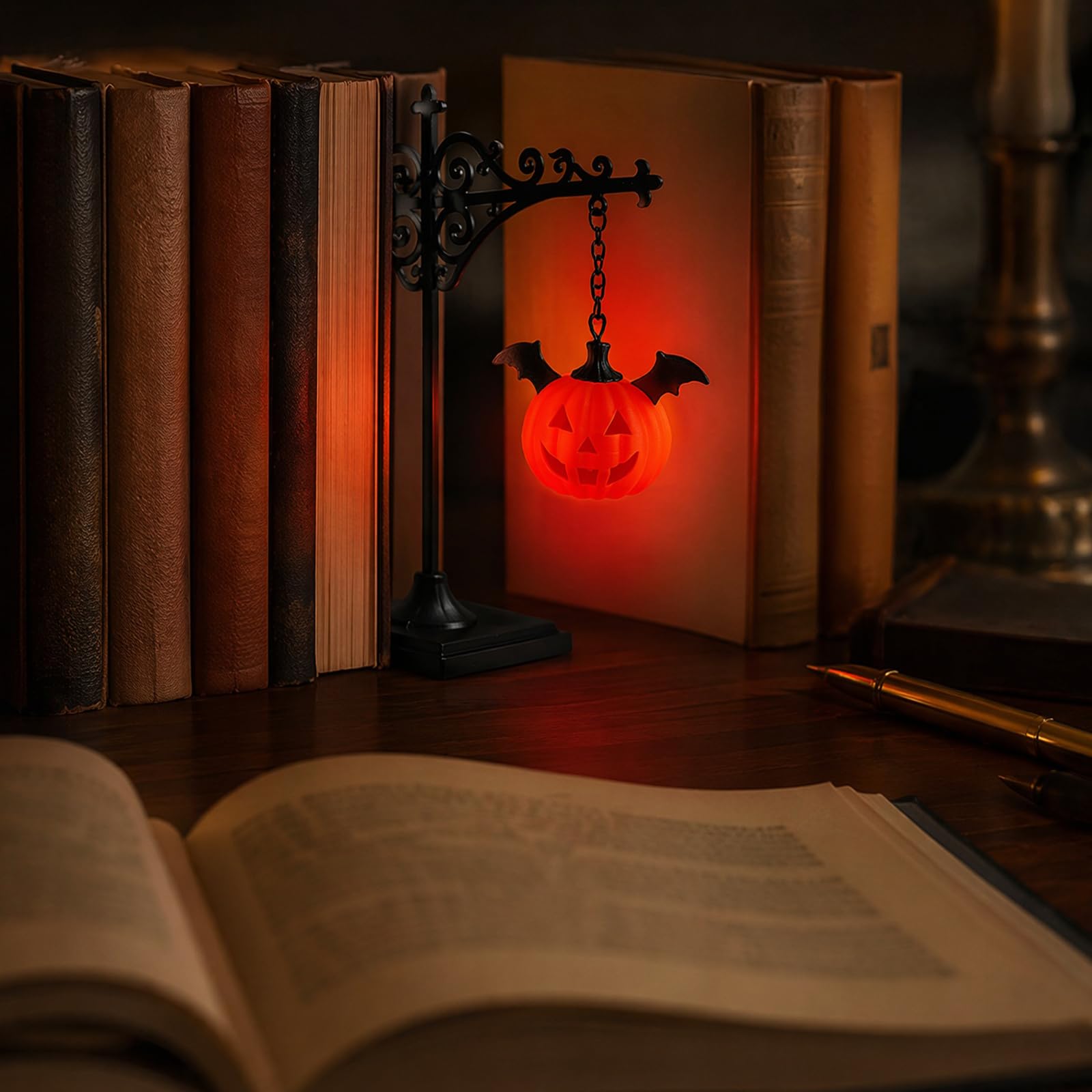 Library Lantern Mini Bookshelf Lamp Multifunctional Decorative Bookshelf