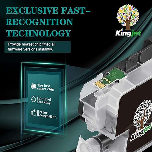 Miniatura 5 de Kingjet Compatible con cartuchos de tinta Brother LC3013, repuesto negro para impresoras Brother LC3013 LC3011 LC 3013 LC 3011 Uso con impresoras