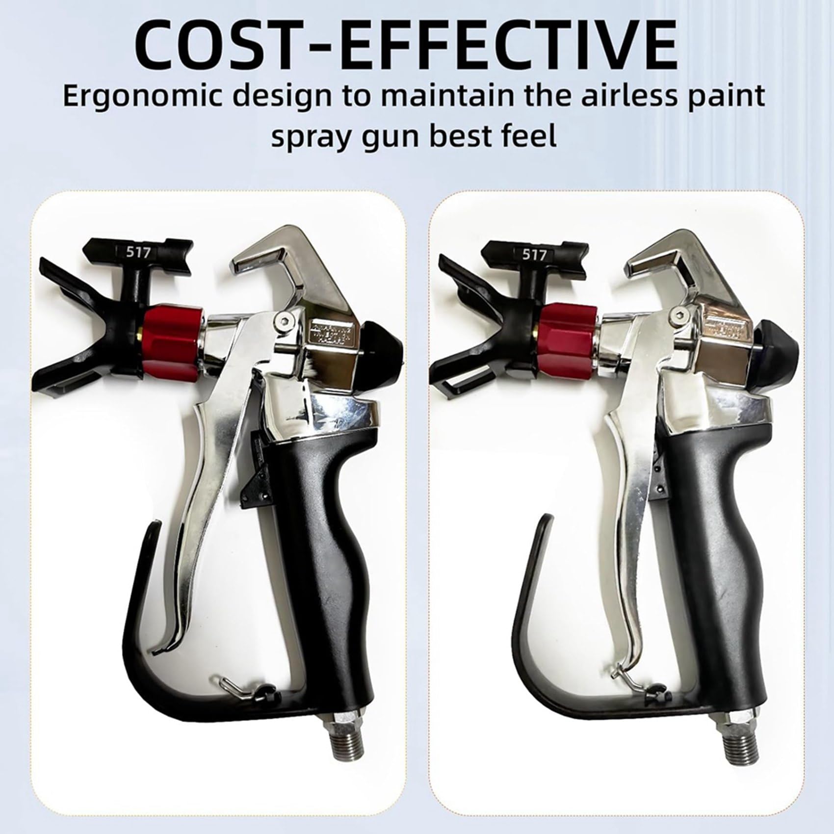 Pulverizador de pintura sin aire con control de acero PSI