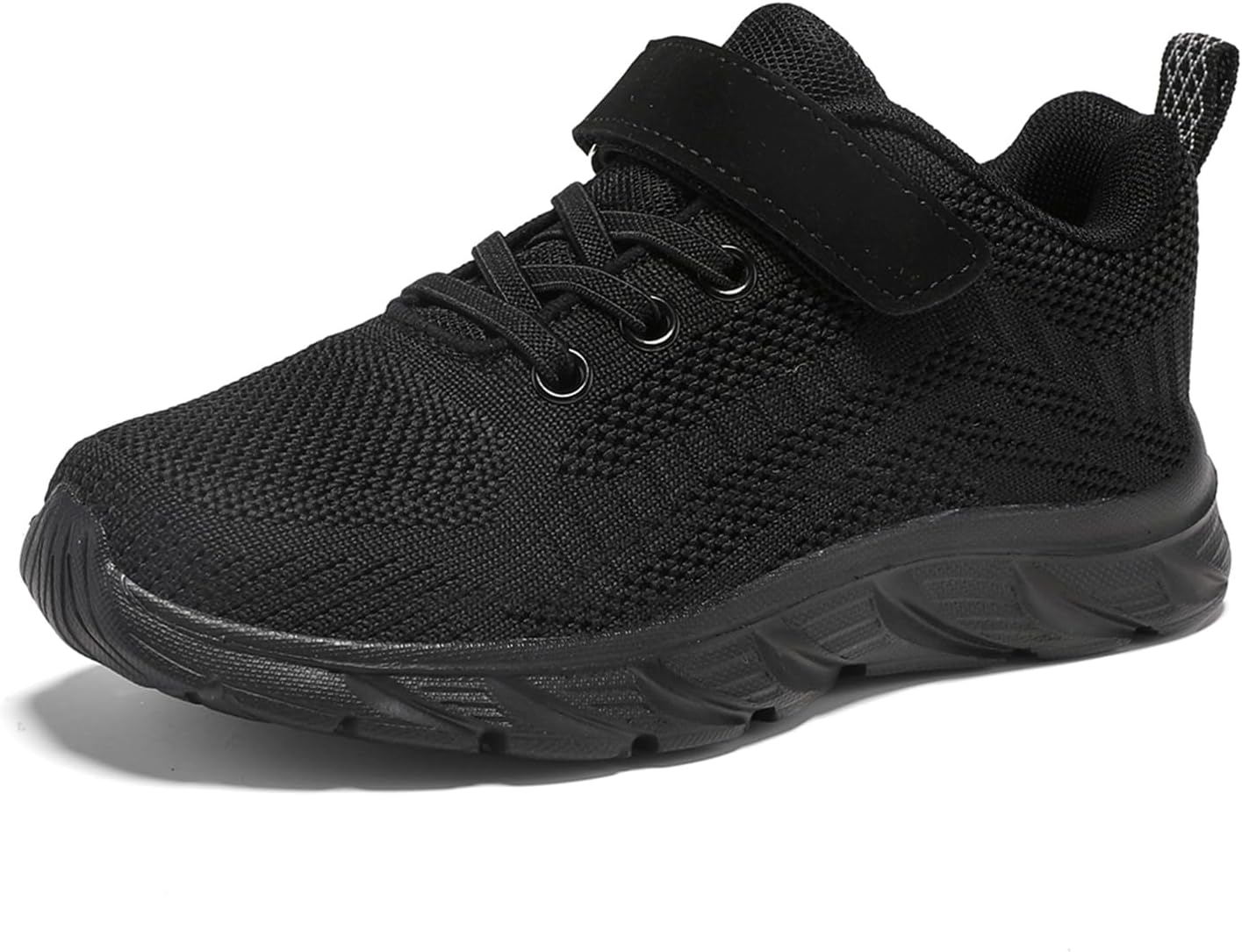 campus black mesh running shoes